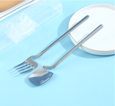 Portable Irregular Spoon Fork Cutlery Set(Silver)XTR 002