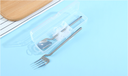 Portable Irregular Spoon Fork Cutlery Set(Silver)XTR 002