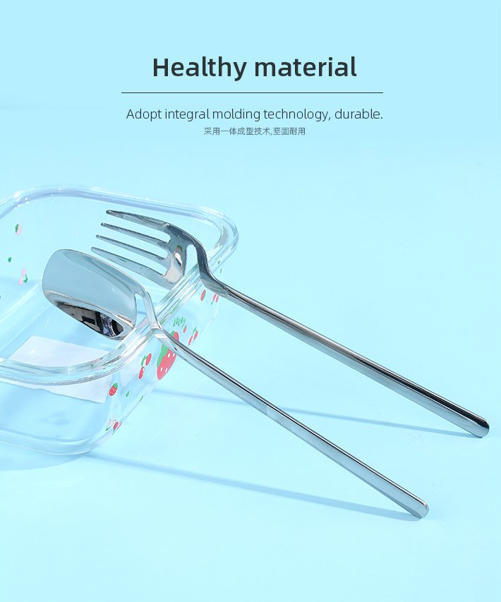 Portable Irregular Spoon Fork Cutlery Set(Silver)XTR 002