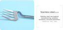 Portable Irregular Spoon Fork Cutlery Set(Silver)XTR 002