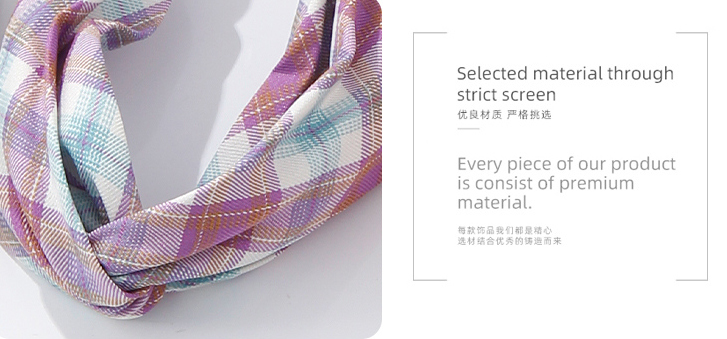 Elegant Trendy Checks Hair Band