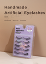 Handmade Artificial Eyelashes(5 Pairs)(Long)
