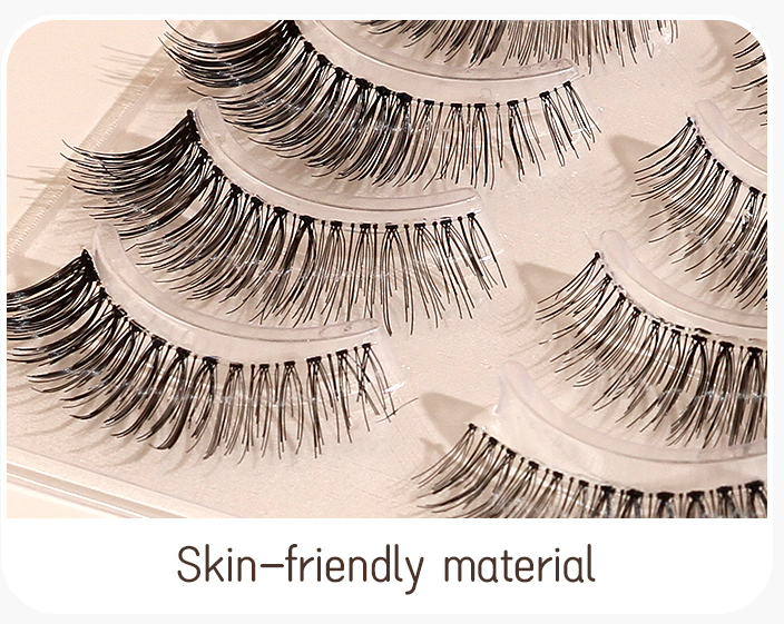 Handmade Artificial Eyelashes(5 Pairs)(Long)