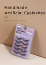 Handmade Artificial Eyelashes(5 Pairs)(Thick)