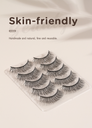 Handmade Artificial Eyelashes(5 Pairs)(Thick)