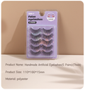 Handmade Artificial Eyelashes(5 Pairs)(Thick)