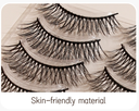 Handmade Artificial Eyelashes(5 Pairs)(Thick)