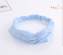 Blue Jacquard Hair Band