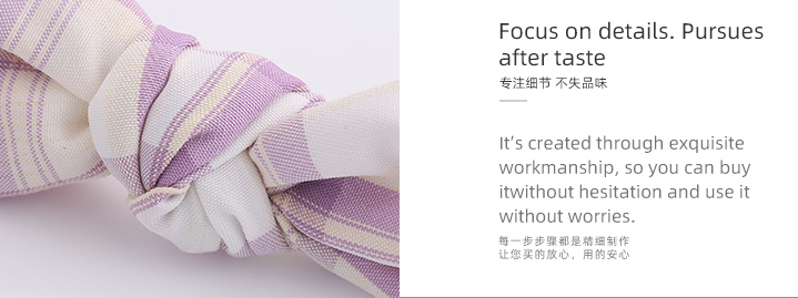 All-Match Checks Hair Band