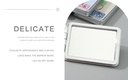 Portable Rectangular Makeup Mirror (Glitters Series - Potted Plant)