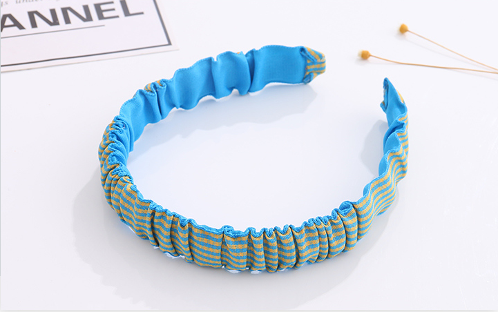 Blue Fashionable Weaving Shape Head Band