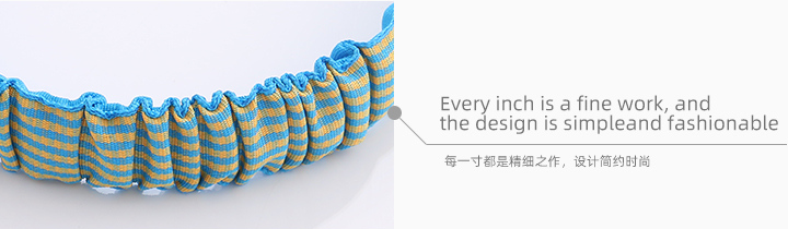 Blue Fashionable Weaving Shape Head Band