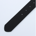 Fashionable U Buckle Black Belt for Ladies