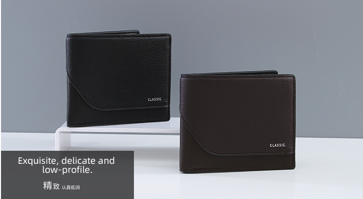 PU Men Long Wallet