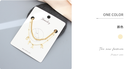 Normcore Metal Letter Bracelet