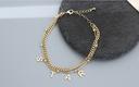 Normcore Metal Letter Bracelet