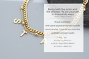 Normcore Metal Letter Bracelet