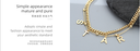 Normcore Metal Letter Bracelet