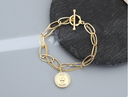 Stylish Round Charm Bracelet