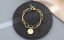 Stylish Round Charm Bracelet