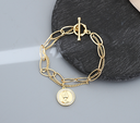 Stylish Round Charm Bracelet