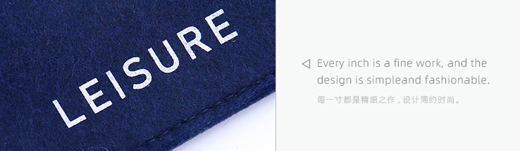 Simple English Glasses Pouch