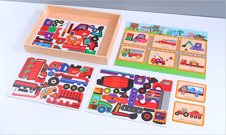 Educational Magnetic Puzzle- Happy Cars（9910A）