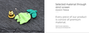 Paint Green Flower Earrings