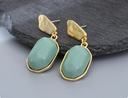 925 Silver Needle Geometric Earrings