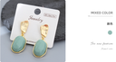 925 Silver Needle Geometric Earrings