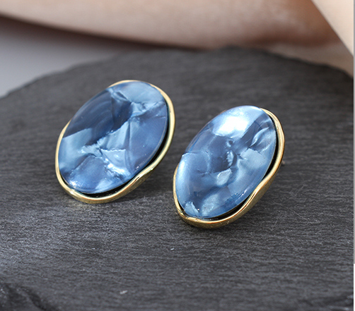 Oval Acrylic Earrings