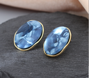 Oval Acrylic Earrings
