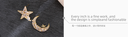 925 Silver Needle Stars Moon Artificial Stone Earrings