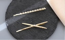 Stripes Cross Hair Pin Set
