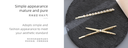 Stripes Cross Hair Pin Set