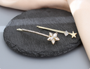 Glass Stone Satrs Hair Pin Set