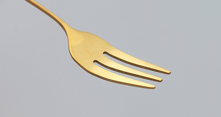 Fruit Pendant Collection Gold Dessert Fork/Spoon