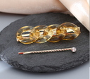 Tawny Chain Geometric Hair Pin Set