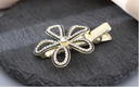 Rhinestone Flower Hair Clip