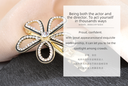 Rhinestone Flower Hair Clip