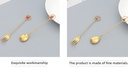 Fruit Pendant Collection Gold Dessert Fork/Spoon