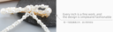 Hand Knitting Bow Knot Hair Clip
