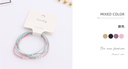 Simple Beads Hair Rope Set