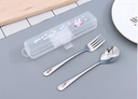 Carrot Fork Spoon Tableware Set(No.8, Natural Color)
