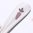 Carrot Fork Spoon Tableware Set(No.8, Natural Color)