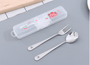 Kitty Fork Spoon Tableware Set(No.7, Natural Color)