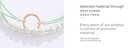 Metal Geometric Artificial Pearl Hair Rope Set