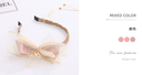 Cute Artificial Pearl Bow Knot Kids Hair Band