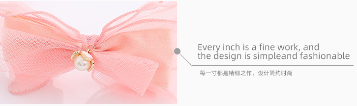 Cute Artificial Pearl Bow Knot Kids Hair Band