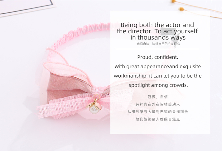 Cute Artificial Pearl Bow Knot Kids Hair Band